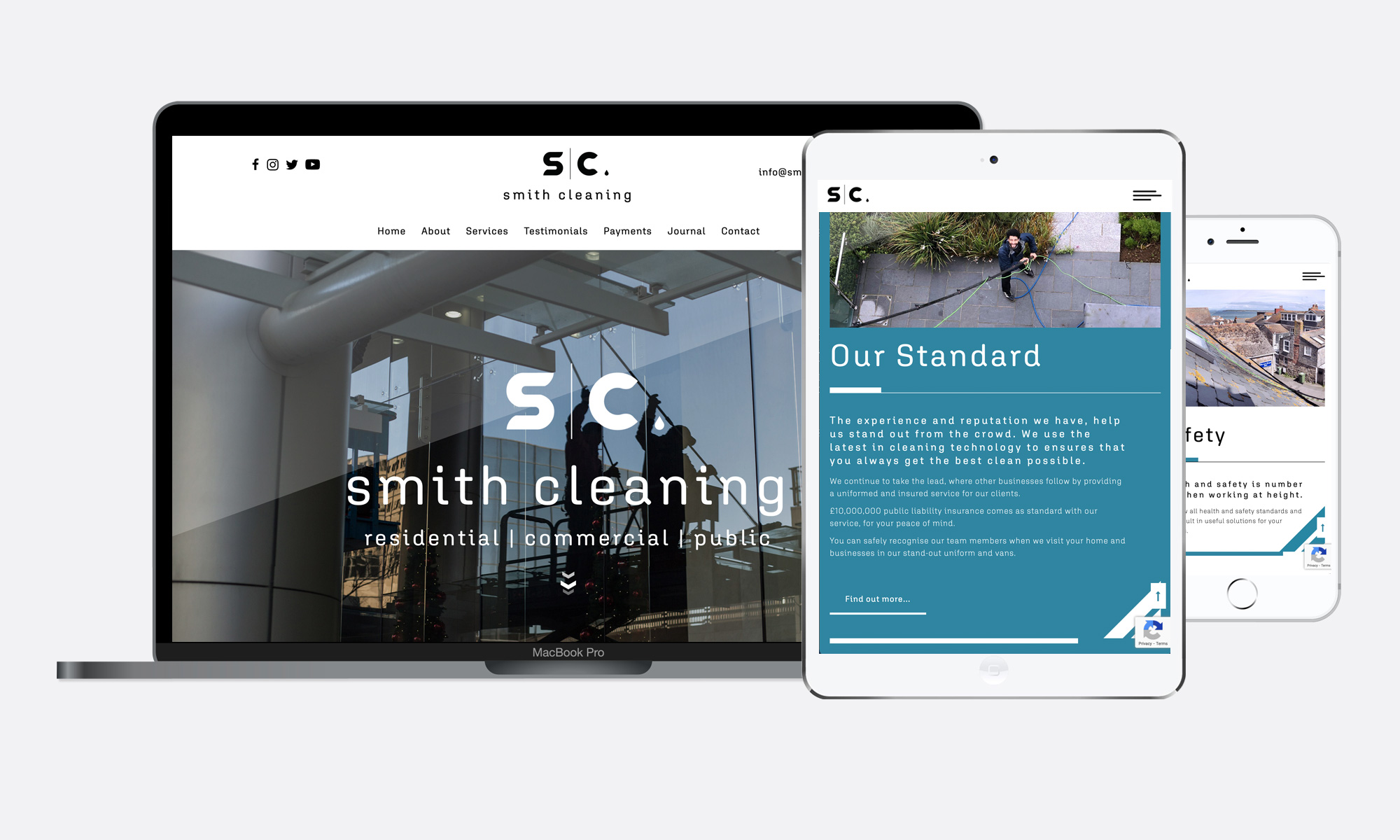 smith cleaning websites